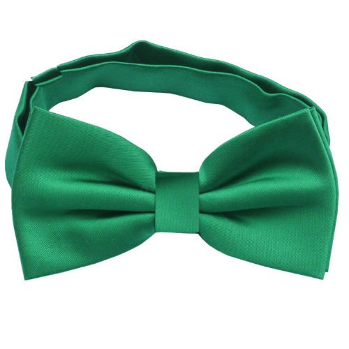 Image 1 of Emerald Green Formal Groomsmen Groom Wedding Mens Neck Bow Tie 