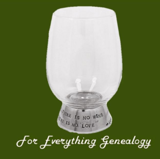 Image 0 of No Wine Philosophers Quote Stylish Pewter Accent Wine Glass