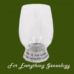 Drinking Classes Literates Quote Stylish Pewter Accent Wine Glass