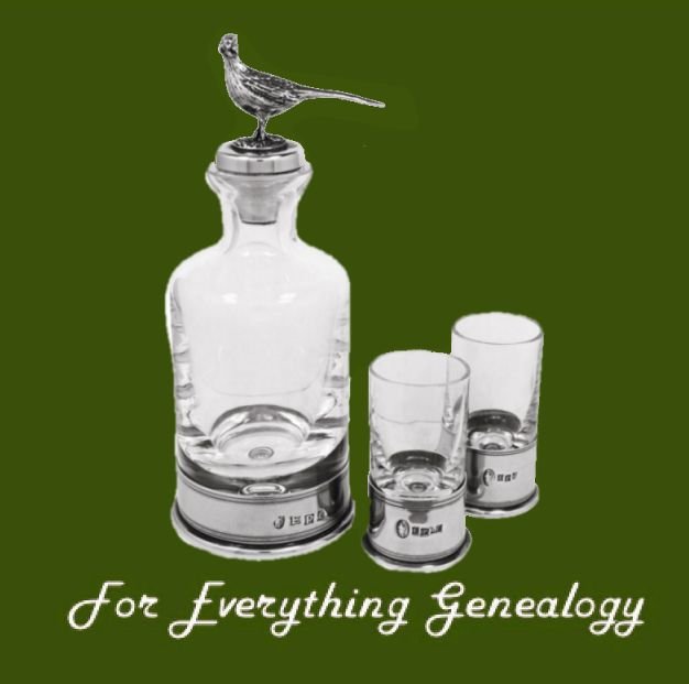 Image 0 of Pheasant Bird Themed Pewter Crystal Mini Decanter Shotglass Boxed Set