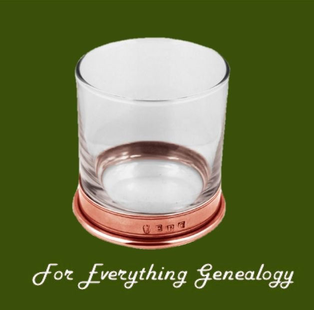Image 0 of Rose Stylish Pewter Copper Plated Single Tumbler Glass Boxed 