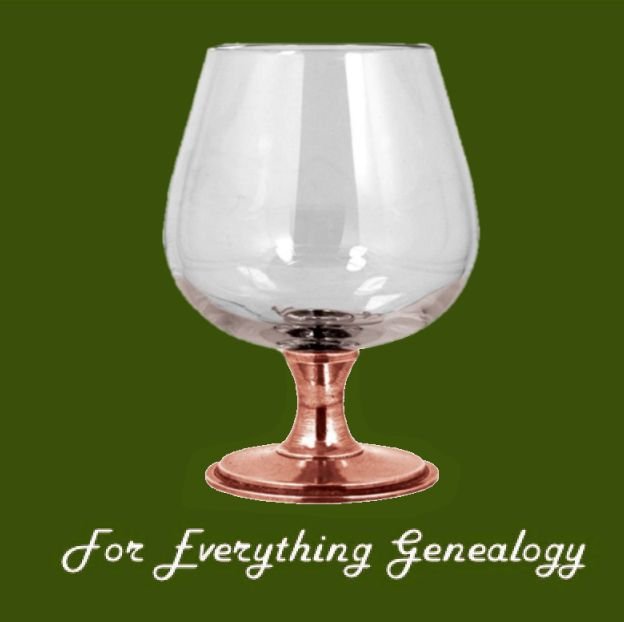 Image 0 of Rose Stylish Pewter Copper Plated Stem Single Brandy Glass Boxed 
