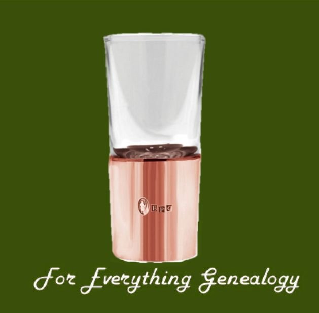 Image 0 of Rose Copper Plated Stylish Pewter Accent Base Shot Glass Boxed
