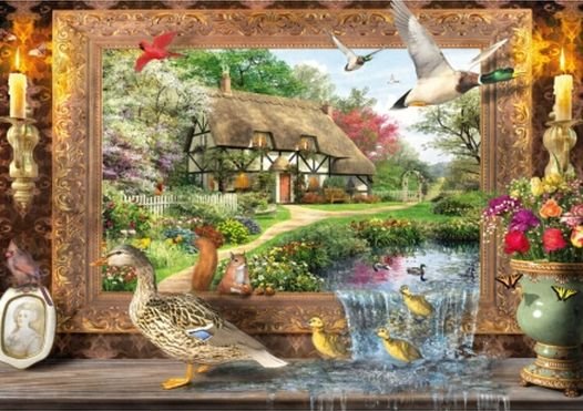 Image 1 of Still To Life Chocolate Box Millenium Wooden Jigsaw Puzzle 1000 Pieces