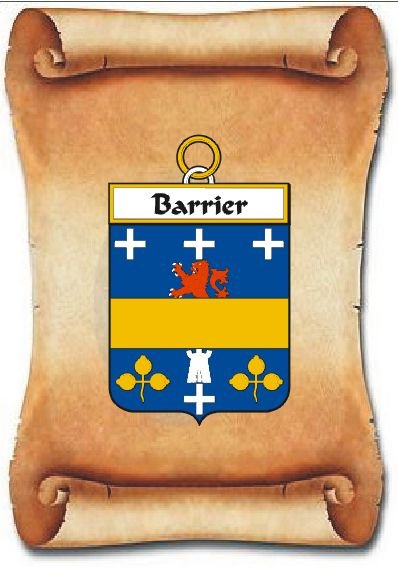 Image 1 of Allaire French Coat of Arms Large Print Allaire French Family Crest 