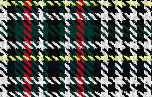 Image 3 of Abbotsford Modern Check Double Width 11oz Lightweight Tartan Wool Fabric