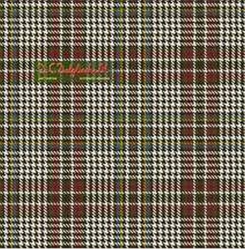 Image 1 of Abbotsford Reproduction Check Double Width 11oz Lightweight Tartan Wool Fabric