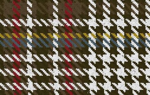 Image 2 of Abbotsford Reproduction Check Double Width 11oz Lightweight Tartan Wool Fabric
