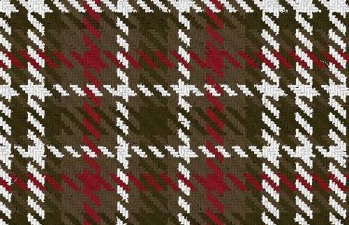 Image 4 of Abbotsford Reproduction Check Double Width 11oz Lightweight Tartan Wool Fabric
