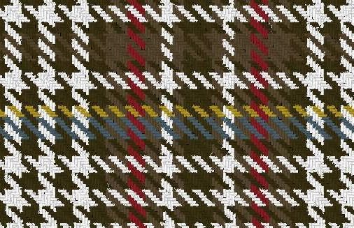 Image 3 of Abbotsford Reproduction Check Single Width 11oz Lightweight Tartan Wool Fabric
