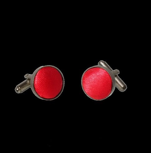 Image 0 of Cherry Red Formal Groomsmen Groom Wedding Mens Cufflinks Five Sets