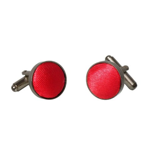 Image 1 of Cherry Red Formal Groomsmen Groom Wedding Mens Cufflinks Five Sets