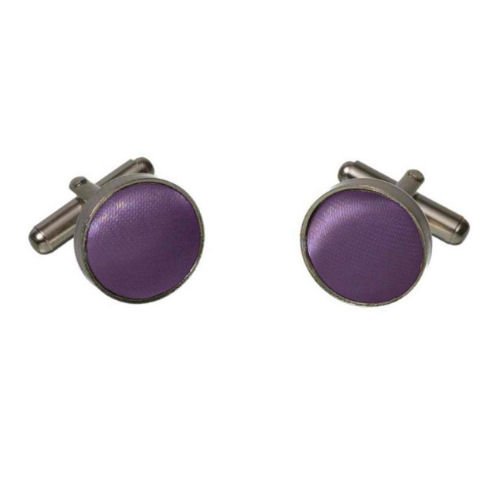 Image 1 of Grape Eggplant Purple Formal Groomsmen Groom Wedding Mens Cufflinks Five Sets