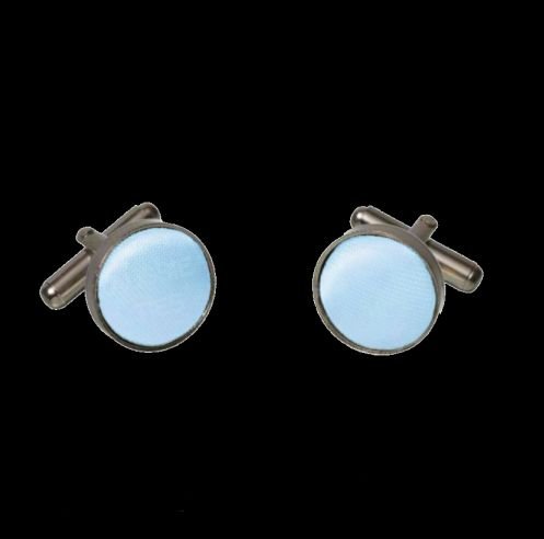 Image 0 of Sky Baby Blue Formal Groomsmen Groom Wedding Mens Cufflinks Five Sets
