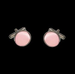 Coral Salmon Pink Formal Groomsmen Groom Wedding Mens Cufflinks Five Sets