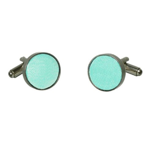 Image 1 of Light Mint Green Formal Groomsmen Groom Wedding Mens Cufflinks Five Sets
