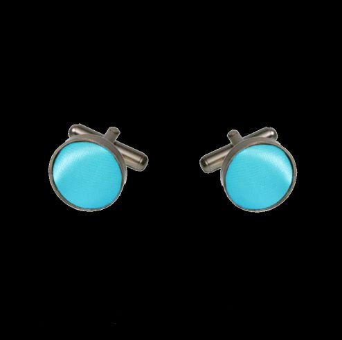 Image 0 of Aqua Turquoise Formal Groomsmen Groom Wedding Mens Cufflinks Five Sets