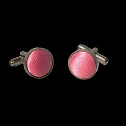 Dark Melon Pink Formal Groomsmen Groom Wedding Mens Cufflinks Five Sets