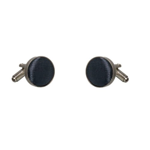 Image 1 of Dark Silver Grey Formal Groomsmen Groom Wedding Mens Cufflinks Five Sets