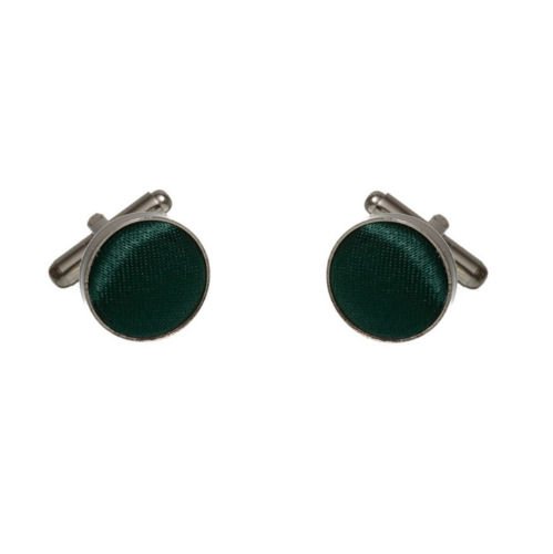Image 1 of Dark Forest Green Formal Groomsmen Groom Wedding Mens Cufflinks Five Sets