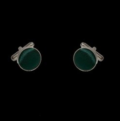 Dark Forest Green Formal Groomsmen Groom Wedding Mens Cufflinks Five Sets