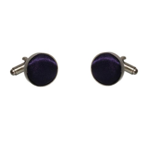 Image 1 of Dark Purple Formal Groomsmen Groom Wedding Mens Cufflinks Five Sets