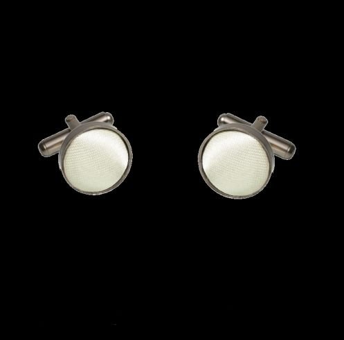 Image 0 of Ivory Formal Groomsmen Groom Wedding Mens Cufflinks Five Sets
