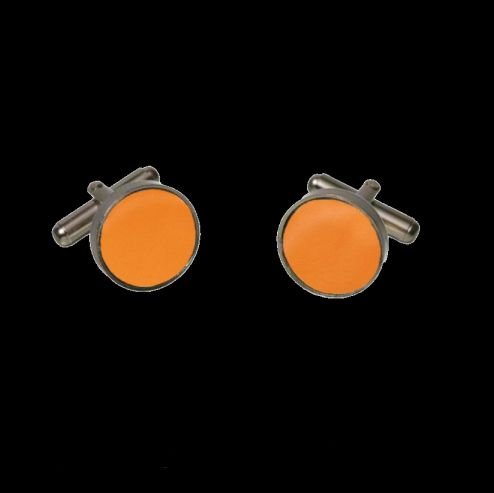 Image 0 of Orange Formal Groomsmen Groom Wedding Mens Cufflinks Five Sets