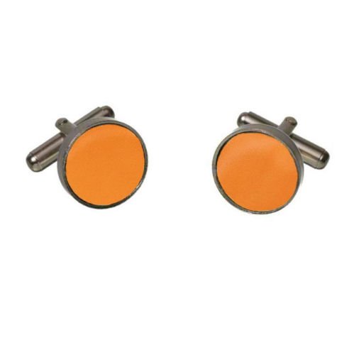 Image 1 of Orange Formal Groomsmen Groom Wedding Mens Cufflinks Five Sets