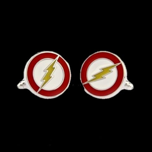 Image 0 of The Flash Formal Groomsmen Groom Wedding Mens Cufflinks Two Sets