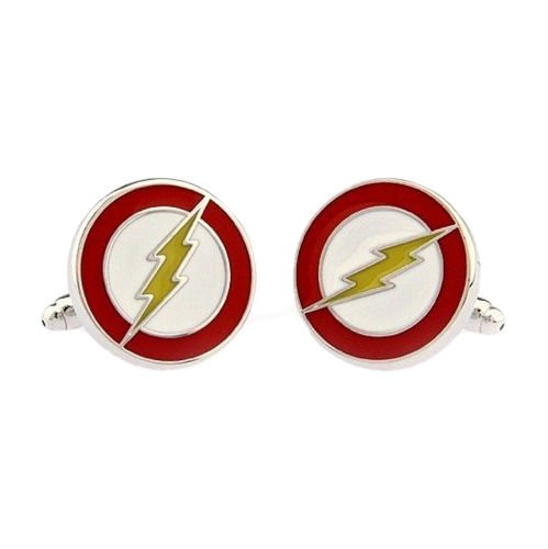 Image 1 of The Flash Formal Groomsmen Groom Wedding Mens Cufflinks Two Sets
