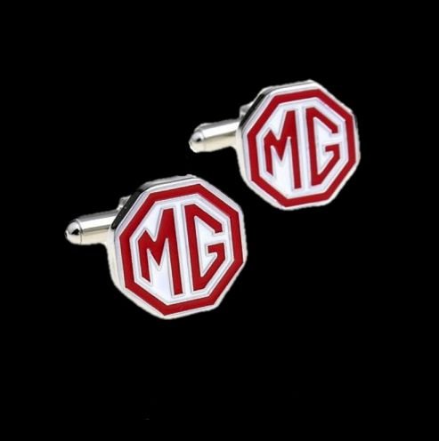 Image 0 of MG Logo Formal Groomsmen Groom Wedding Mens Cufflinks Two Sets