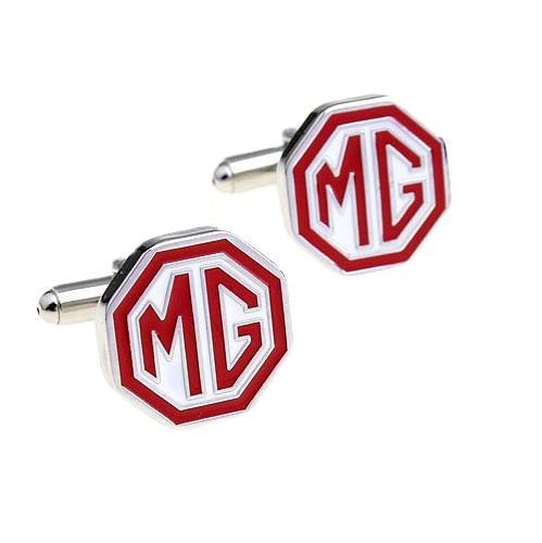 Image 1 of MG Logo Formal Groomsmen Groom Wedding Mens Cufflinks Two Sets