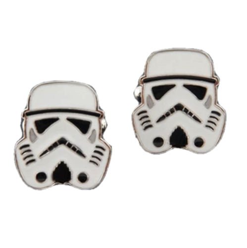 Image 1 of Stormtrooper Star Wars Formal Groomsmen Groom Wedding Mens Cufflinks Two Sets