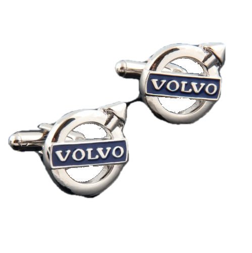 Image 1 of Volvo Logo Formal Groomsmen Groom Wedding Mens Cufflinks Two Sets