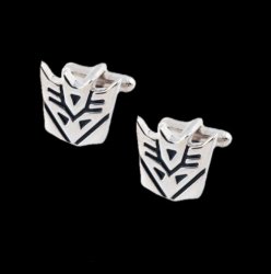 Decepticon Transformers Formal Groomsmen Wedding Mens Cufflinks Two Sets