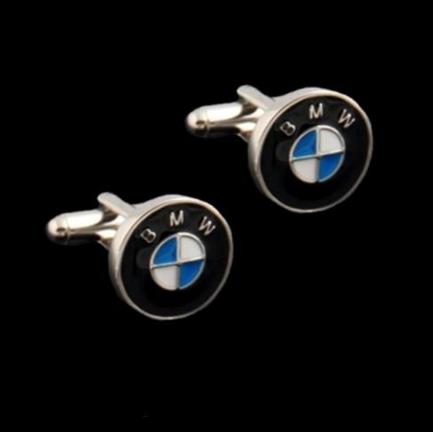 Image 0 of BMW Logo Formal Groomsmen Groom Wedding Mens Cufflinks Two Sets