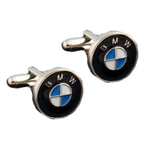 Image 1 of BMW Logo Formal Groomsmen Groom Wedding Mens Cufflinks Two Sets