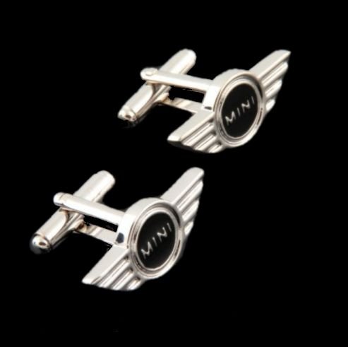 Image 0 of Mini Cooper Logo Formal Groomsmen Groom Wedding Mens Cufflinks Two Sets