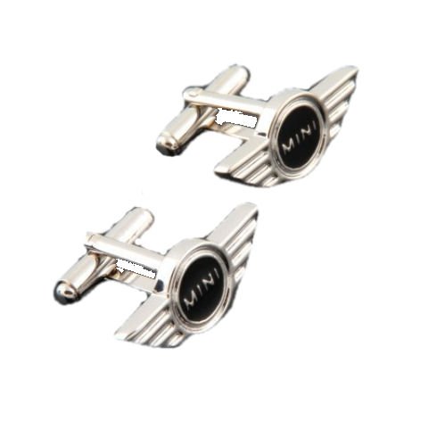 Image 1 of Mini Cooper Logo Formal Groomsmen Groom Wedding Mens Cufflinks Two Sets