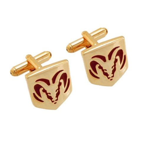 Image 1 of Dodge Logo Formal Groomsmen Groom Wedding Mens Cufflinks Two Sets