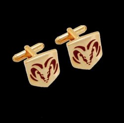 Dodge Logo Formal Groomsmen Groom Wedding Mens Cufflinks Two Sets