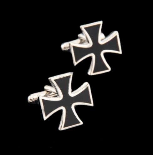 Image 0 of Bravery Cross Formal Groomsmen Groom Wedding Mens Cufflinks Two Sets