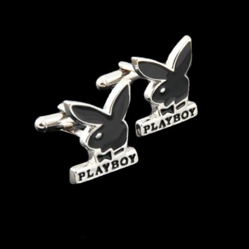 Image 0 of Playboy Bunny Formal Groomsmen Groom Wedding Mens Cufflinks Two Sets