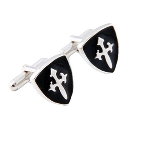 Image 1 of Celtic Shield Formal Groomsmen Groom Wedding Mens Cufflinks Two Sets