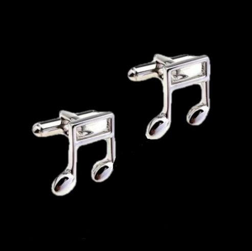 Image 0 of Musical Note Formal Groomsmen Groom Wedding Mens Cufflinks Two Sets