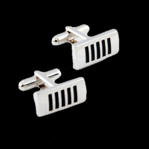 Image 0 of Radiator Grill Formal Groomsmen Groom Wedding Mens Cufflinks Two Sets