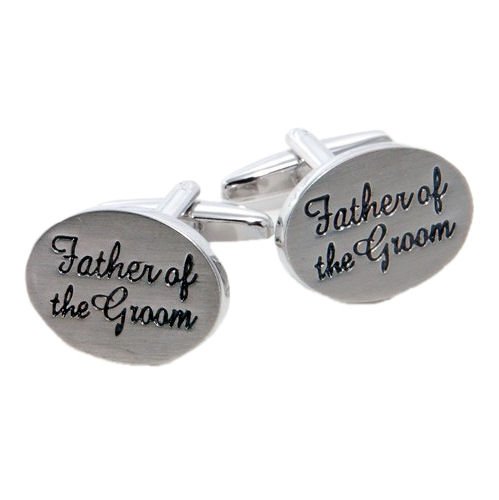 Image 1 of Father Of The Groom Formal Groomsmen Groom Wedding Mens Cufflinks Two Sets