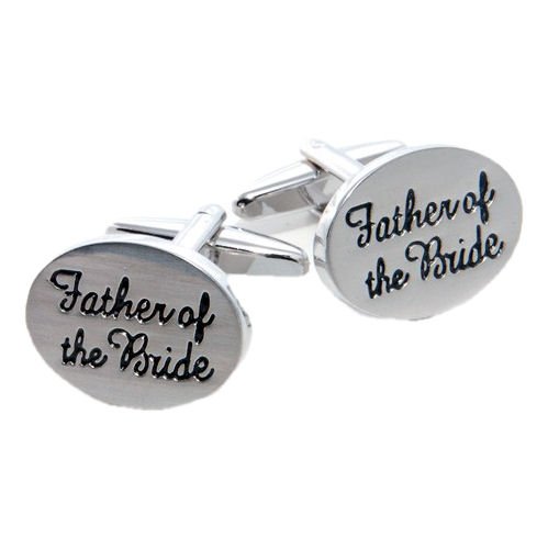 Image 1 of Father Of The Bride Formal Groomsmen Groom Wedding Mens Cufflinks Two Sets