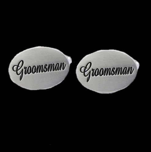 Image 0 of Groomsman Formal Groomsmen Groom Wedding Mens Cufflinks Two Sets